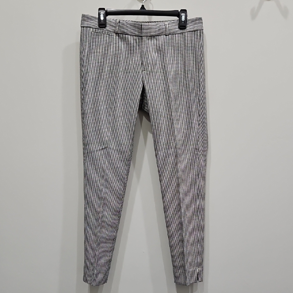 Banana Republic Sloan Black and White Dress Pants Tailored Fit